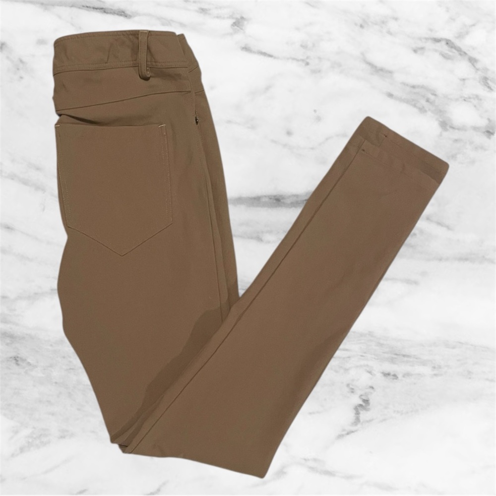 Nina McLemore Stretch Skinny Pants Camel Brown Women’s Size 4 Made in USA